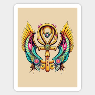 Ankh-ward Antics Magnet